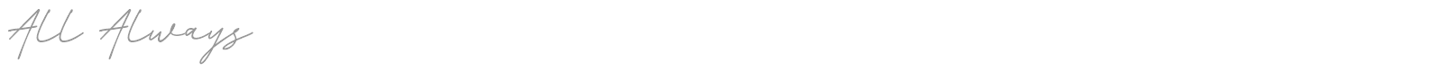All Always font preview